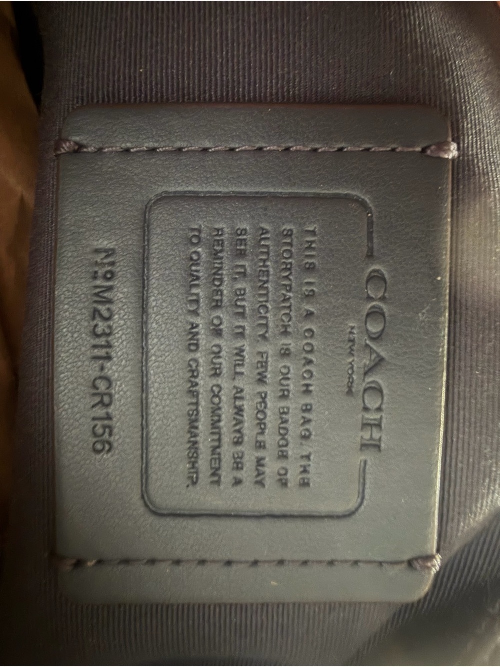 Coach Purse CR156 - Picture 2 of 2